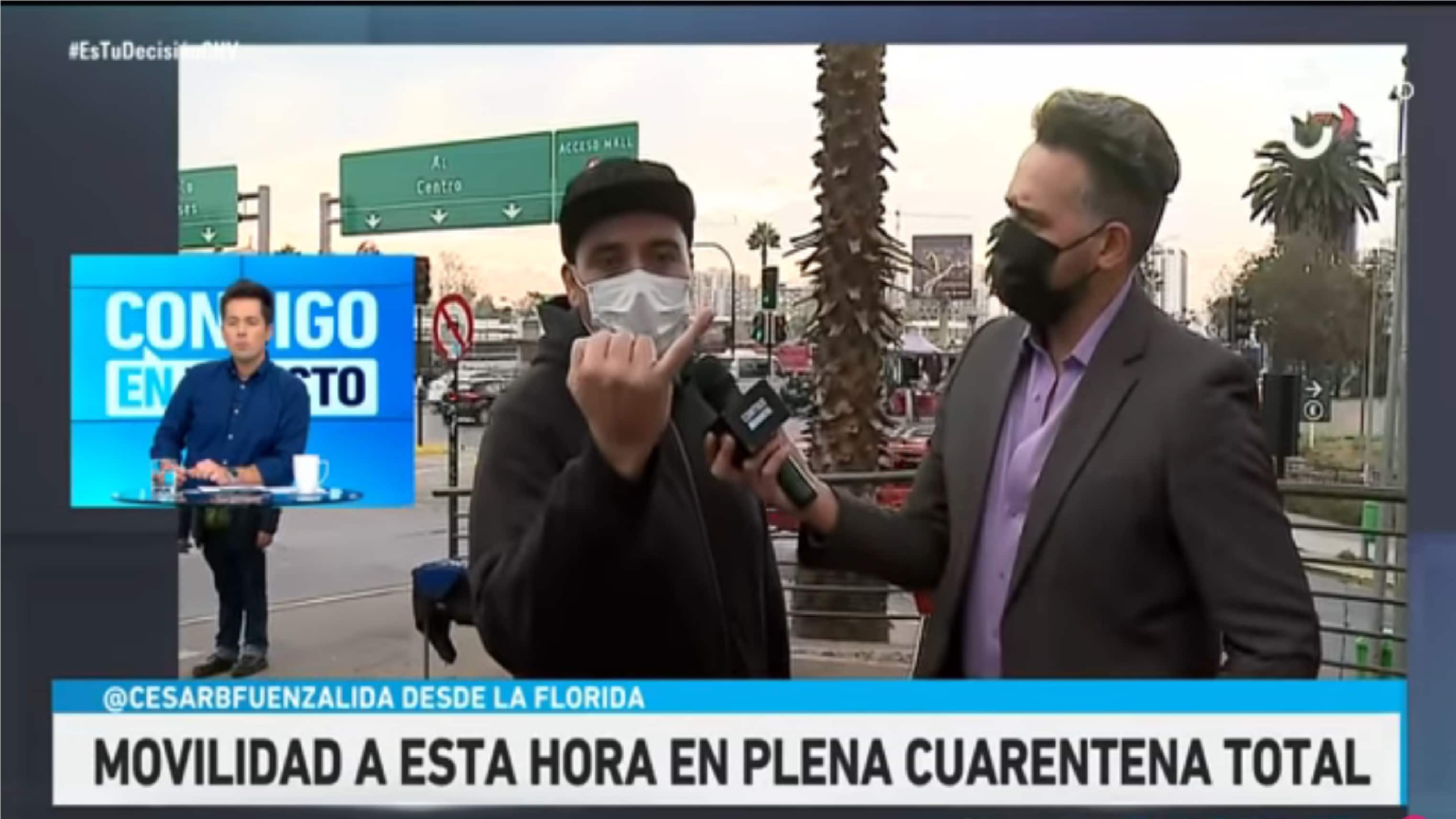 Antivacuna reclamando.