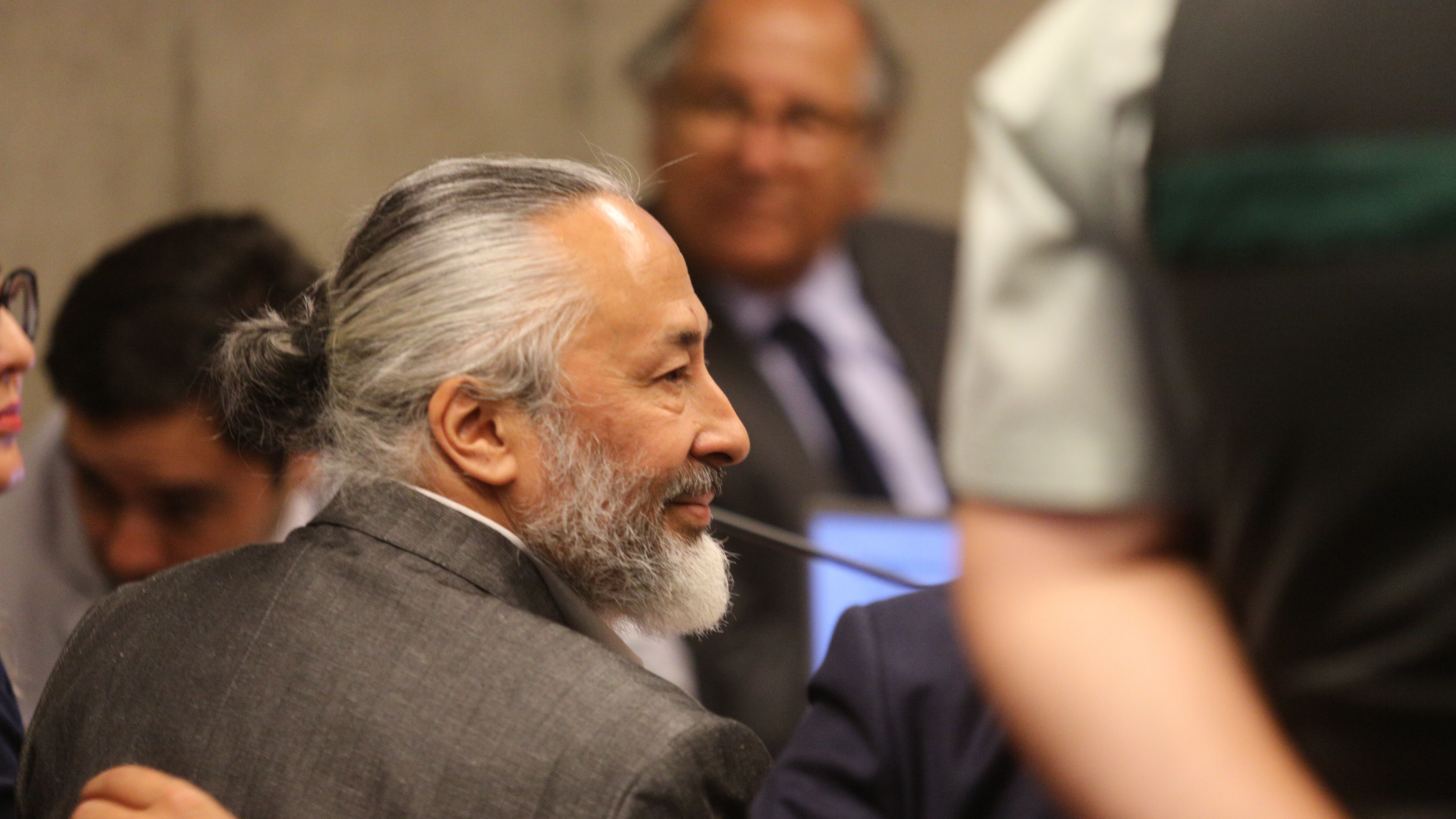 Parived se entrega a la justicia | 2 de FEBRERO de 2022/ SANTIAGO
Marco Antonio López alias Parived se entrega a la justicia y es formalizado en el Centro de Justicia
FOTO: DIEGO MARTIN/AGENCIAUNO