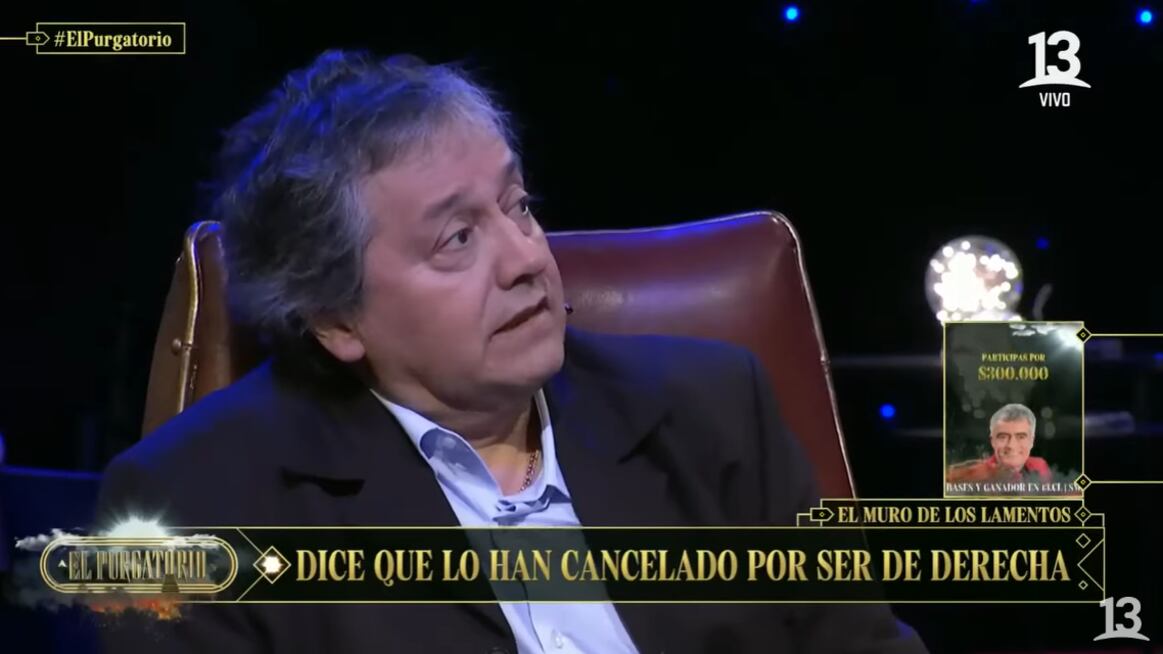 Claudio Reyes en "El Purgatorio" | Canal 13