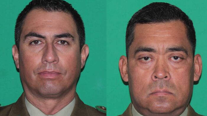 Carabineros muertos en Los Andes