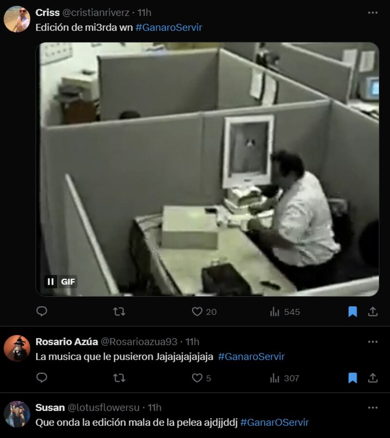 Reacción televidentes capítulo de Ganar o Servir | X