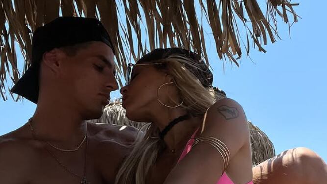 Facundo González con Oriana Marzoli.