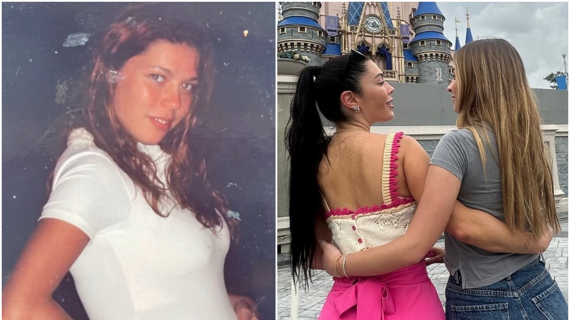 Daniela Aránguiz y su hija