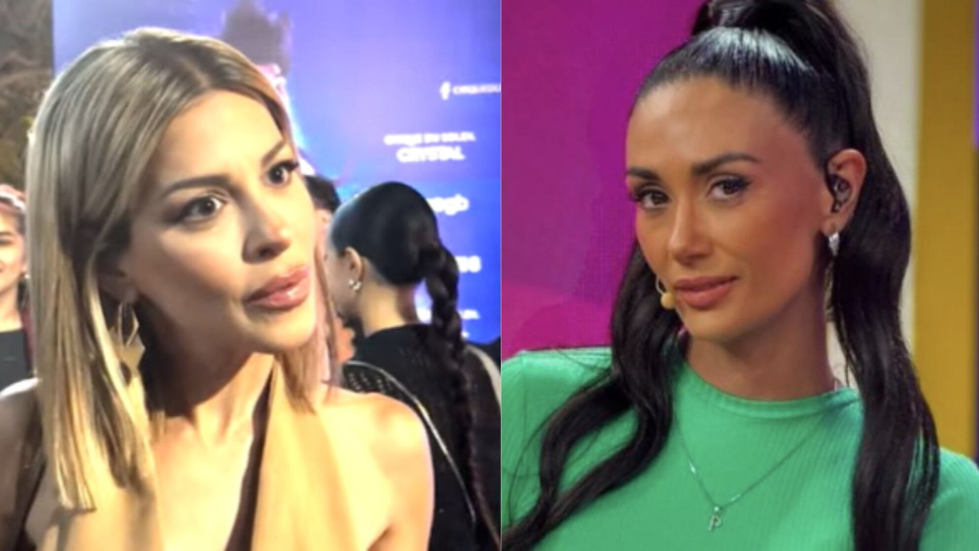 Oriana Marzoli y Pamela Díaz