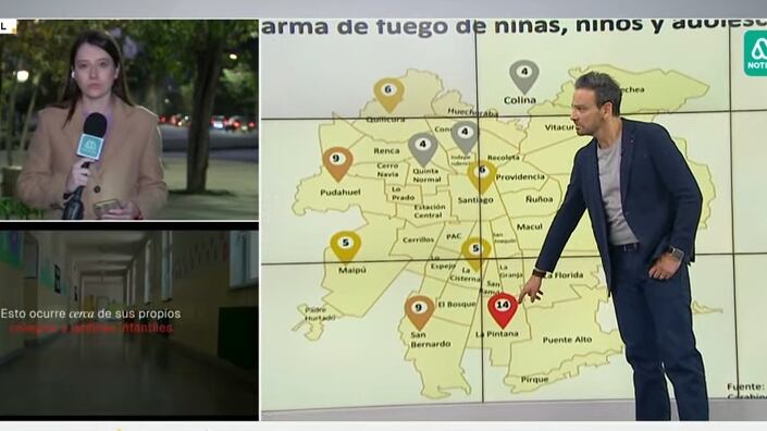 El conductor de "Meganoticias Amanece" lamentó el elevado número de escolares asesinados por arma de fuego en la comuna de La Pintana.