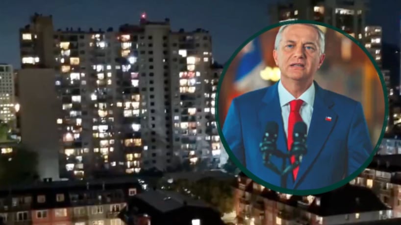 Cacerolazos en cadena nacional de Kast