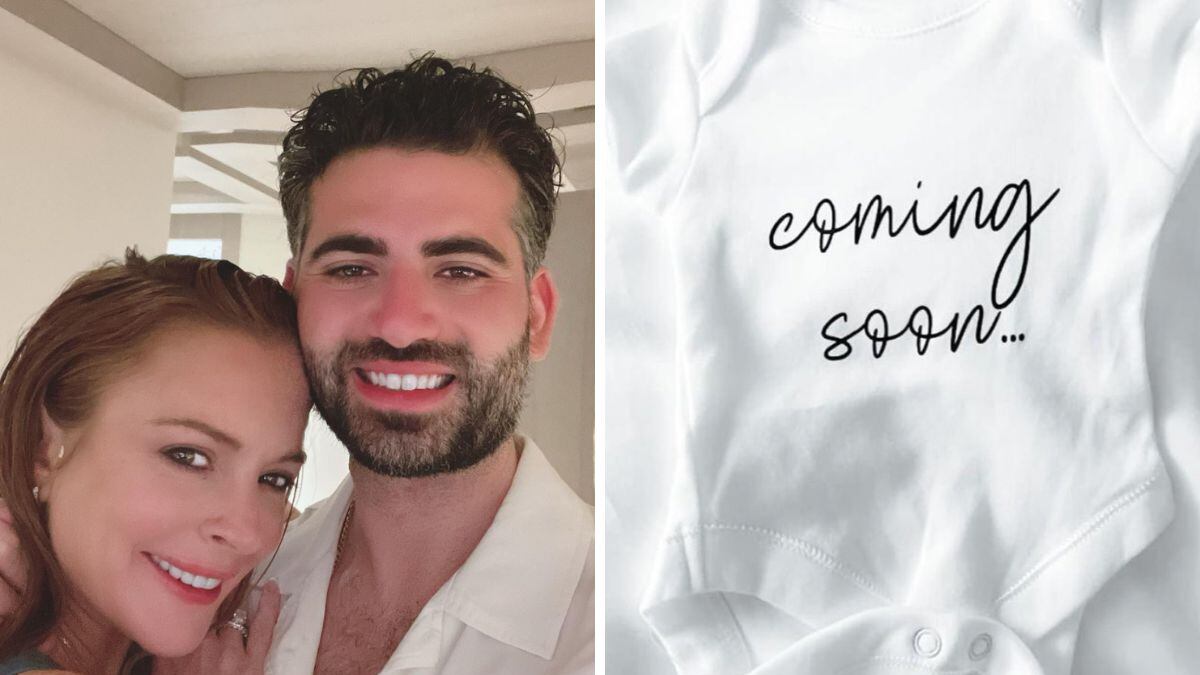 Lindsay Lohan anunció su embarazo por medio de Instagram.