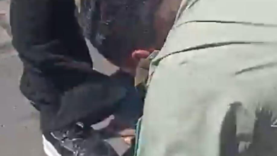 Carabineros agredidos en San Antonio.