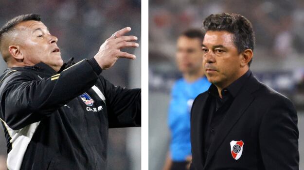 Jorge Almirón y Marcelo Gallardo / AgenciaUno y Getty