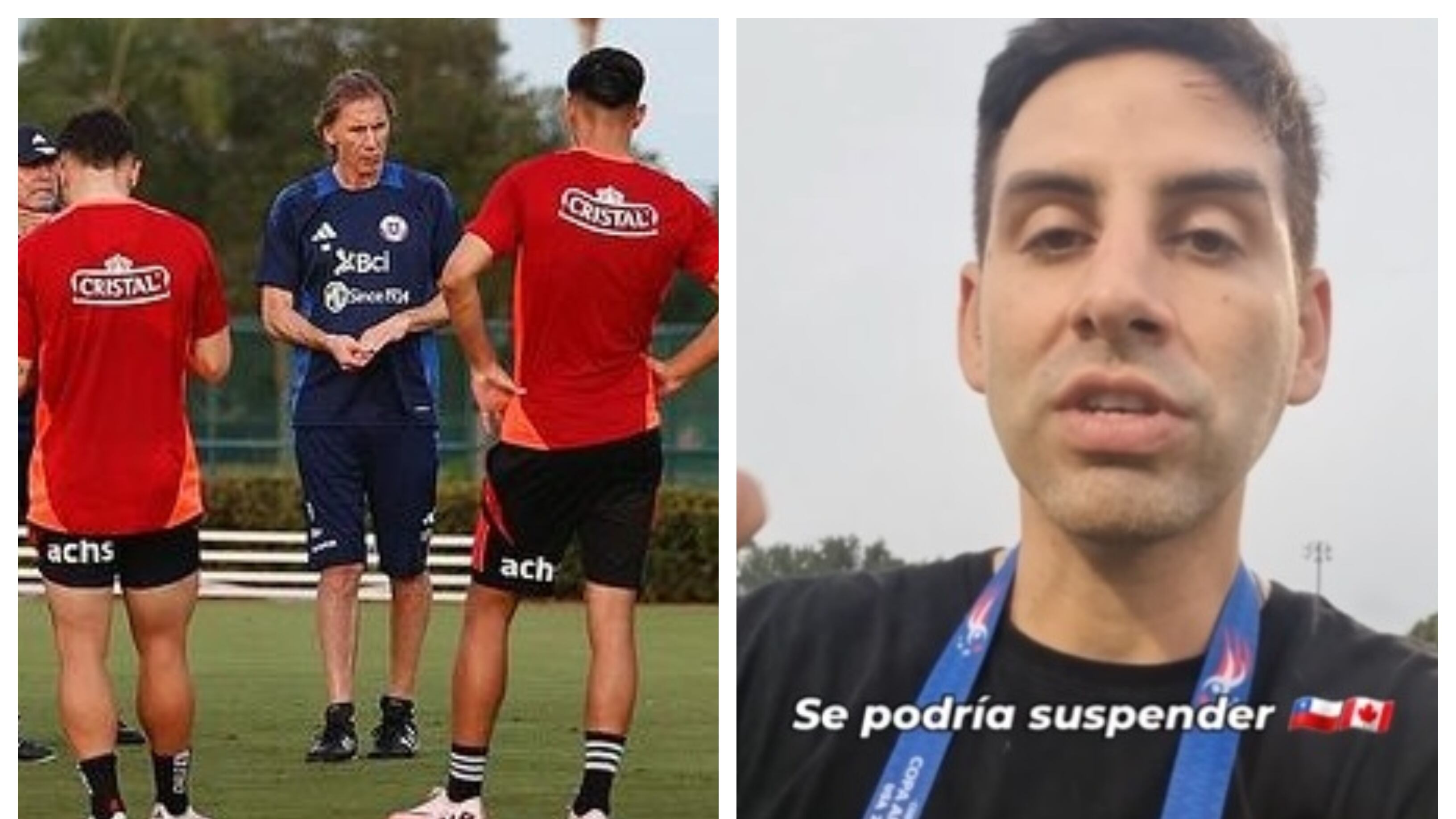 El encuentro de Chile podría suspenderse en caso de seguir las lluvias en la ciudad de Orlando.