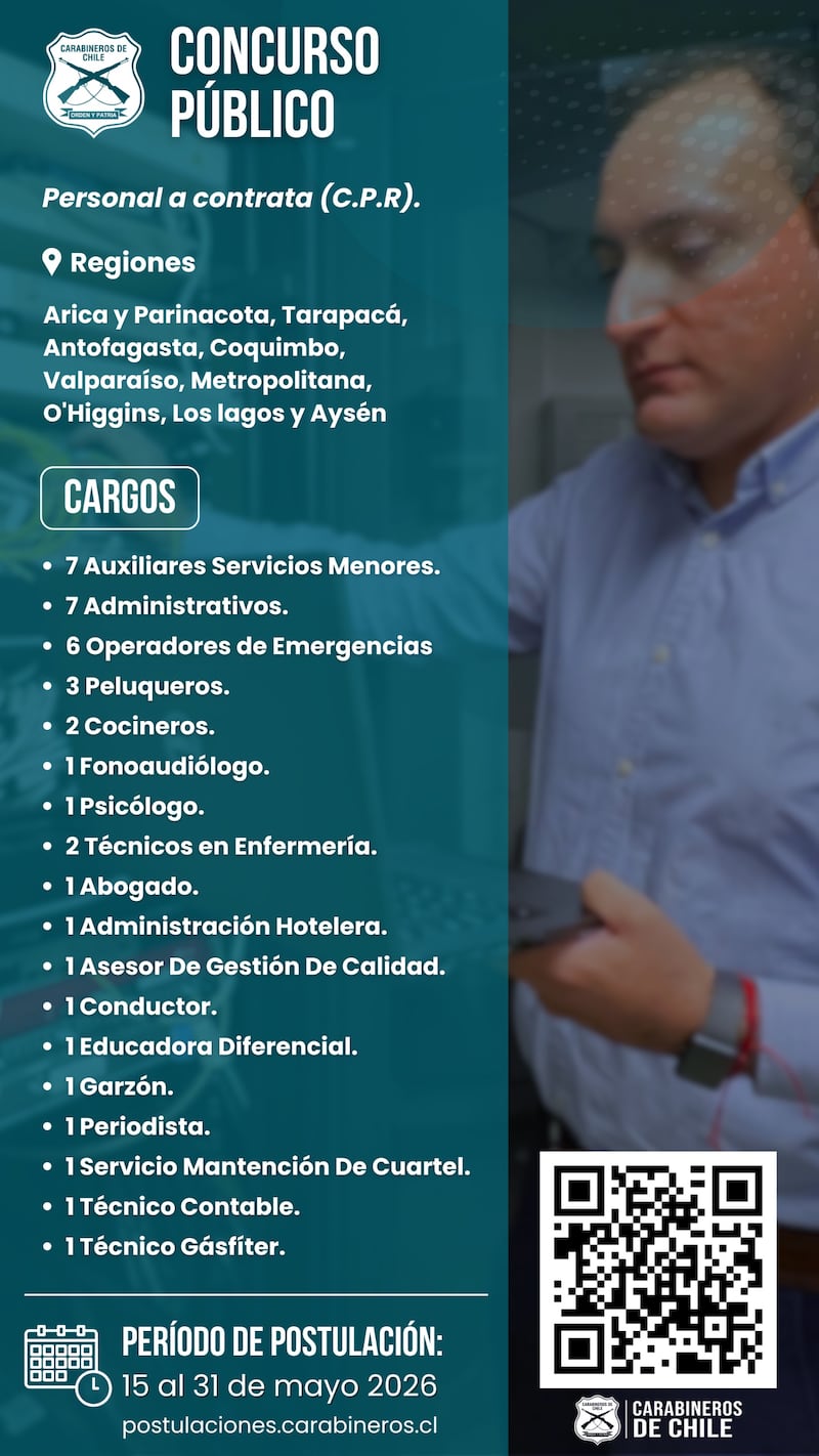Trabajo en. Carabineros