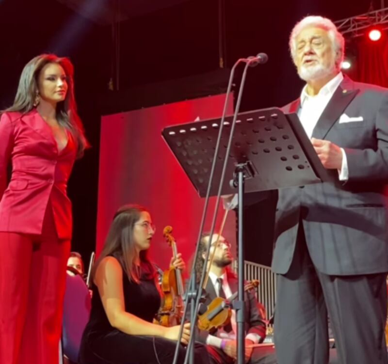 Emilia Dides se subió al escenario junto a Plácido Domingo: “Me sentí increíble” – Publimetro Chile