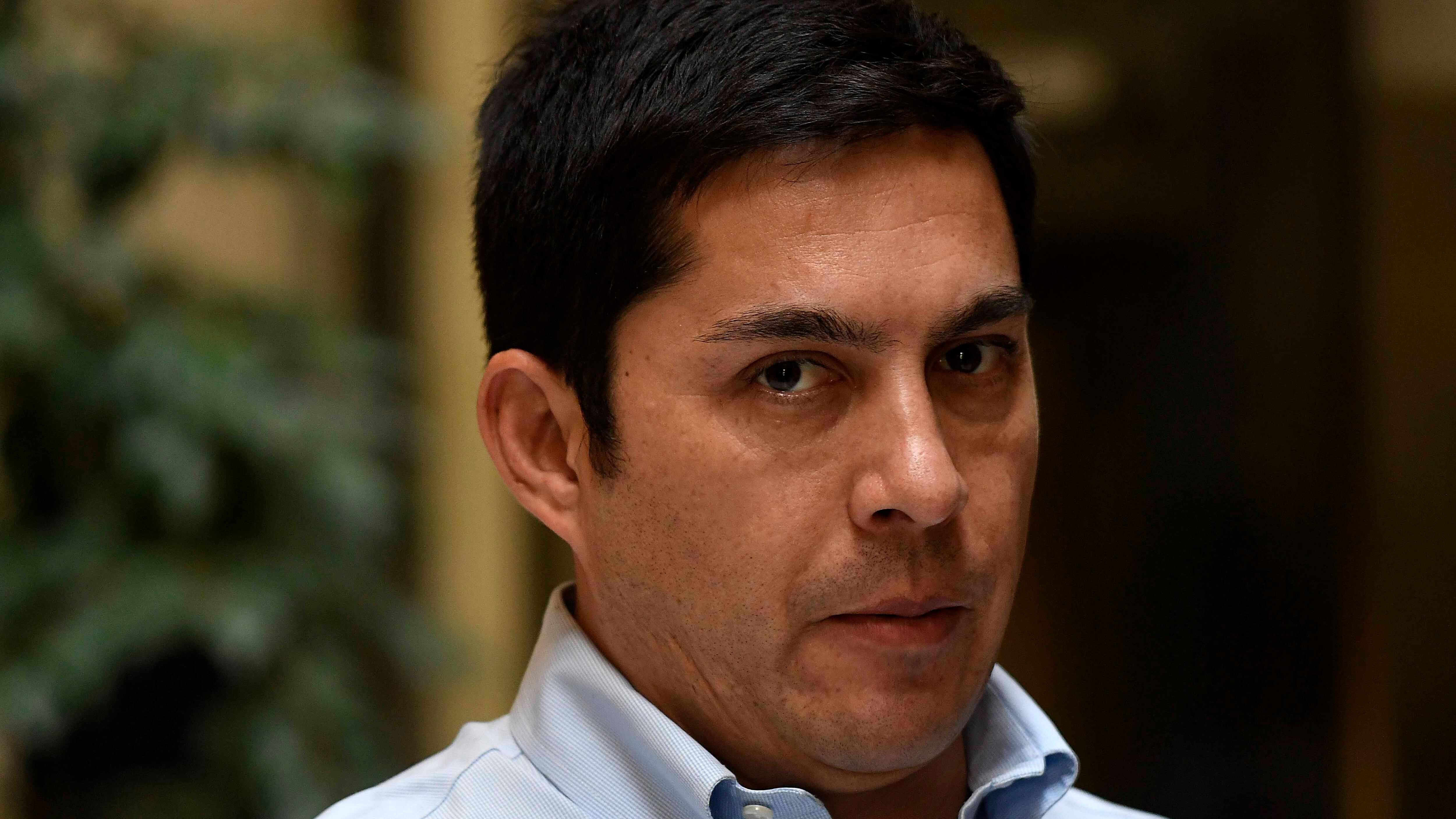 El diputado Jorge Duran en los pasillos de la acabara de diputados en el congreso nacional.
FOTO: PABLO OVALLE ISASMENDI/AGENCIAUNO