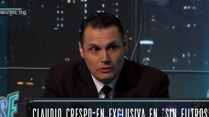 Crespo estuvo en el último episodio de "Sin filtros".