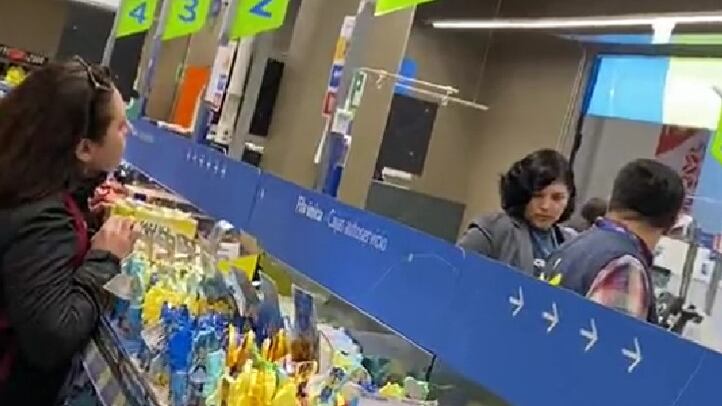 Compras de Transbak fallidas en supermercado