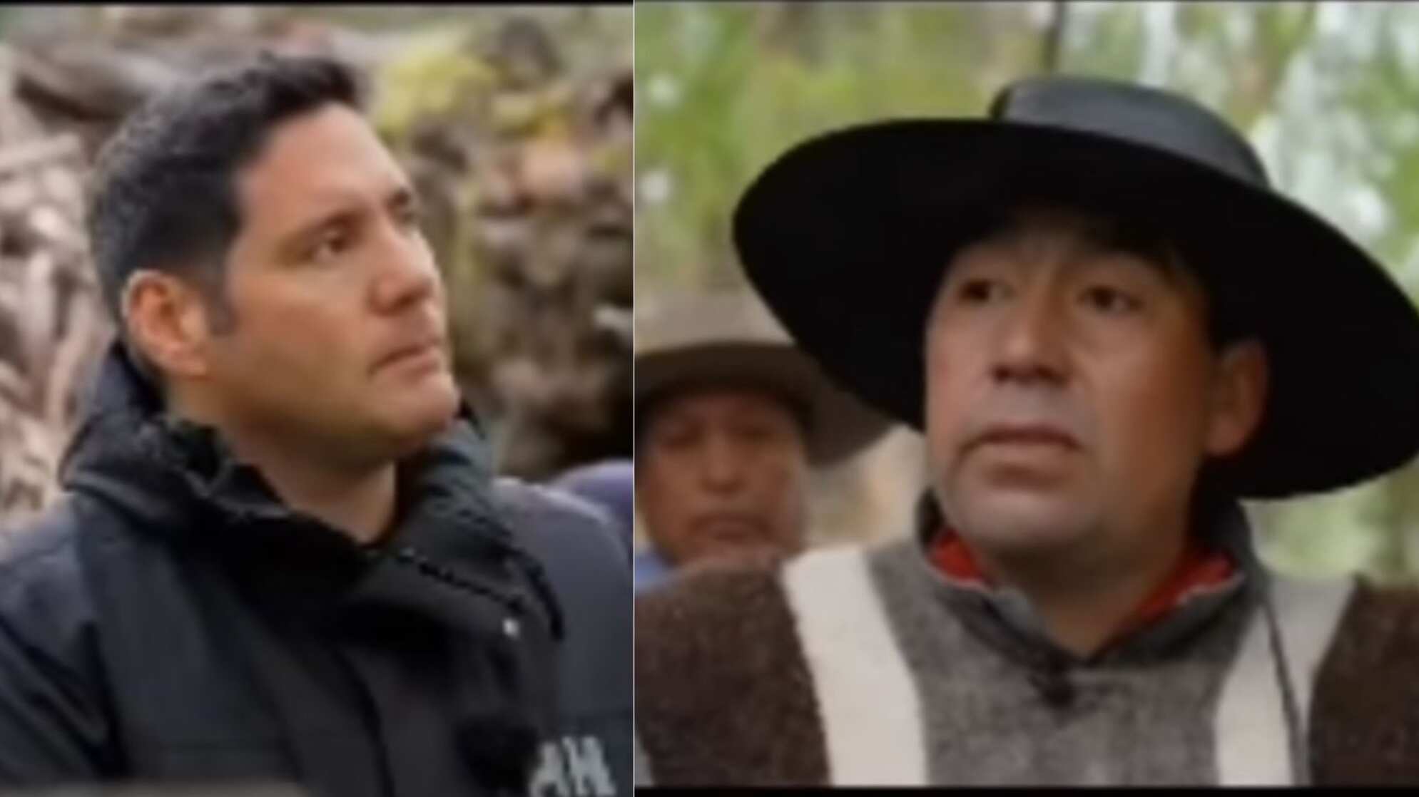 Francisco Saavedra y Ángel Gómez | Captura: Canal 13