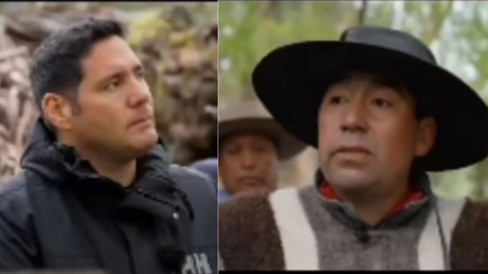 Francisco Saavedra y Ángel Gómez | Captura: Canal 13