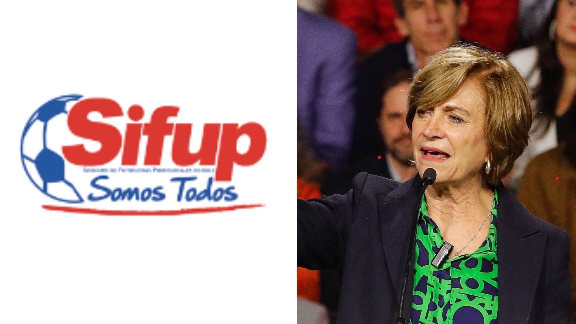 Sindicato de Futbolistas Profesionales de Chile y Evelyn Matthei | Agencia Uno