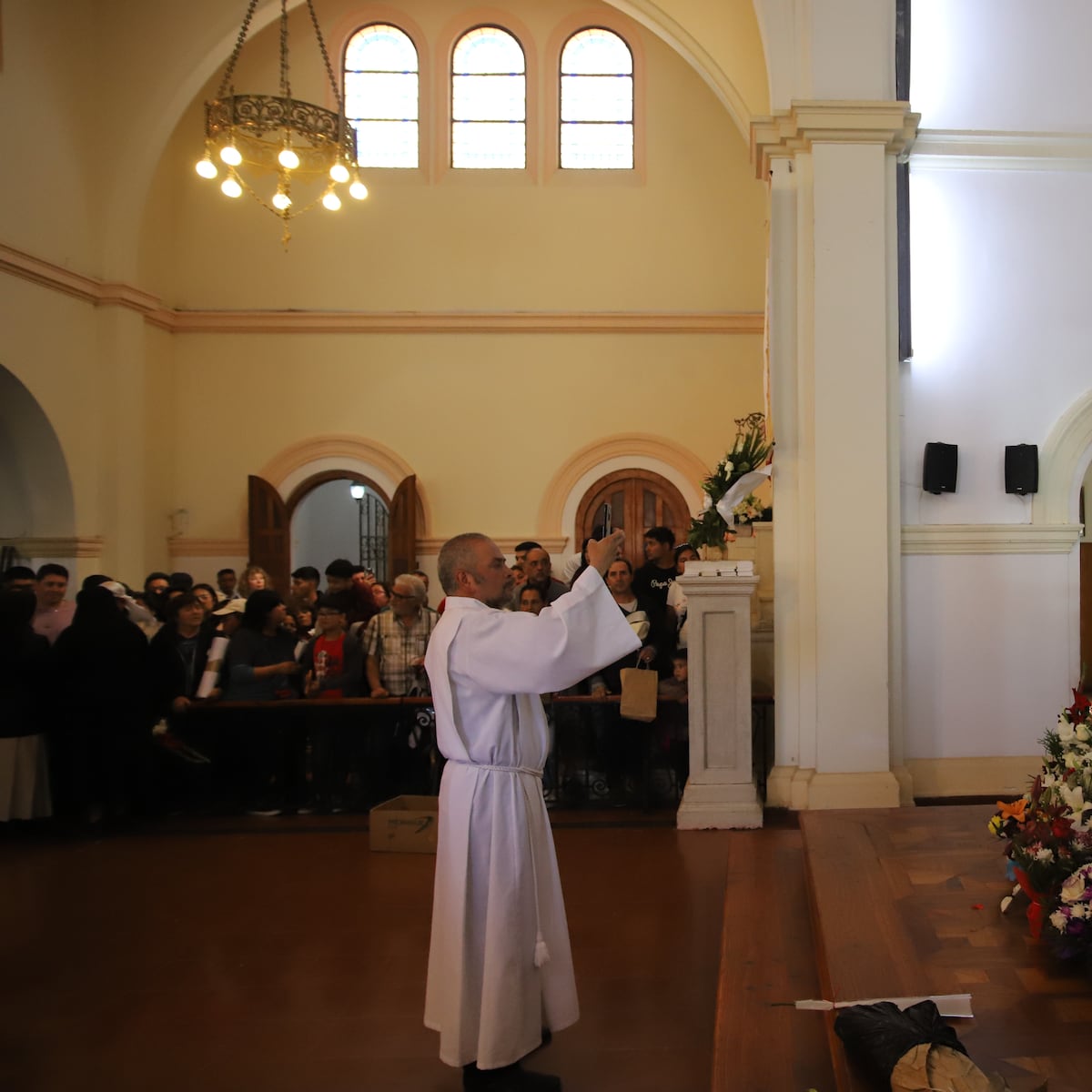 Devotos se preparan para la peregrinación a Lo Vásquez Devotos se preparan para la peregrinación a Lo Vásquez