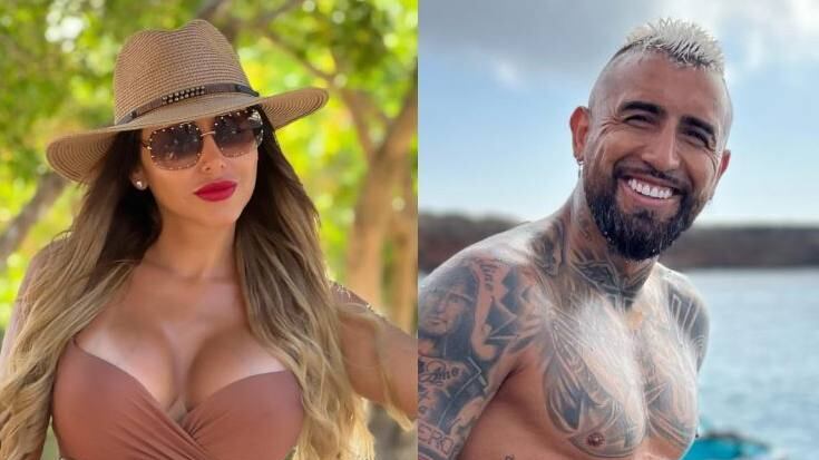 Marité Matus y Arturo Vidal / Instagram