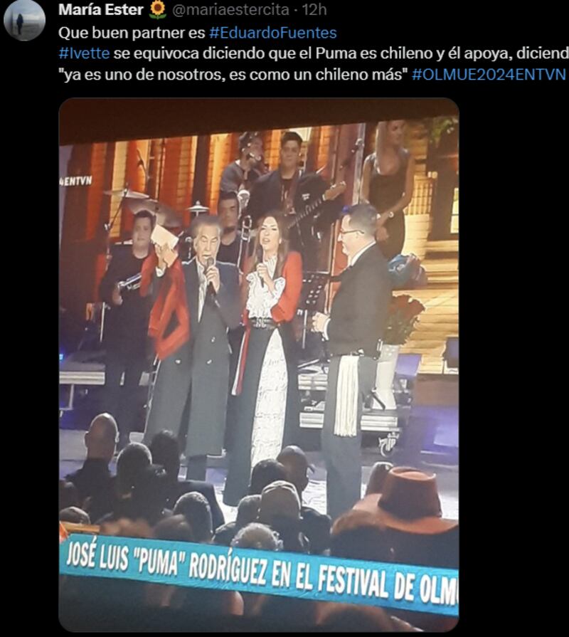 Reacción del público a error de Ivette Verga en el Festival del Huaso de Olmué