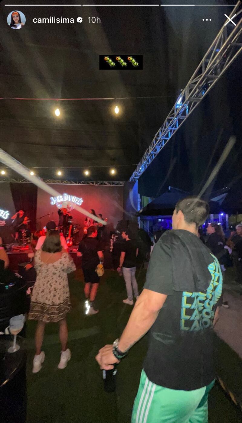 Seba Ramírez junto a Camilísima en Lollapalooza. Fotografía por Infama