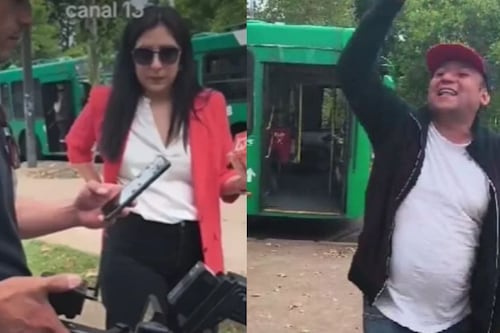 Equipo de prensa de Canal 13 sufrió brutal agresión y robo en pleno centro de Santiago: video captó el ataque