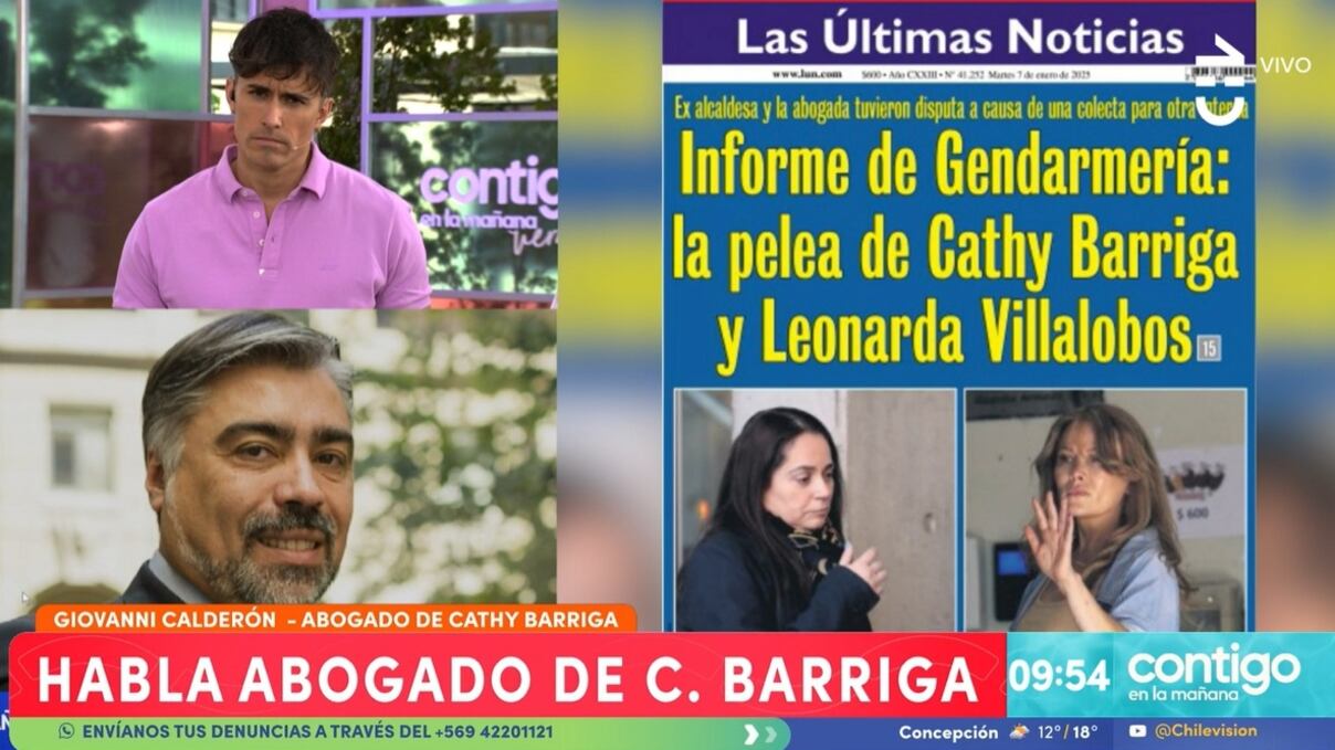 El abogado fue entrevistado esta mañana en el programa matinal de CHV.