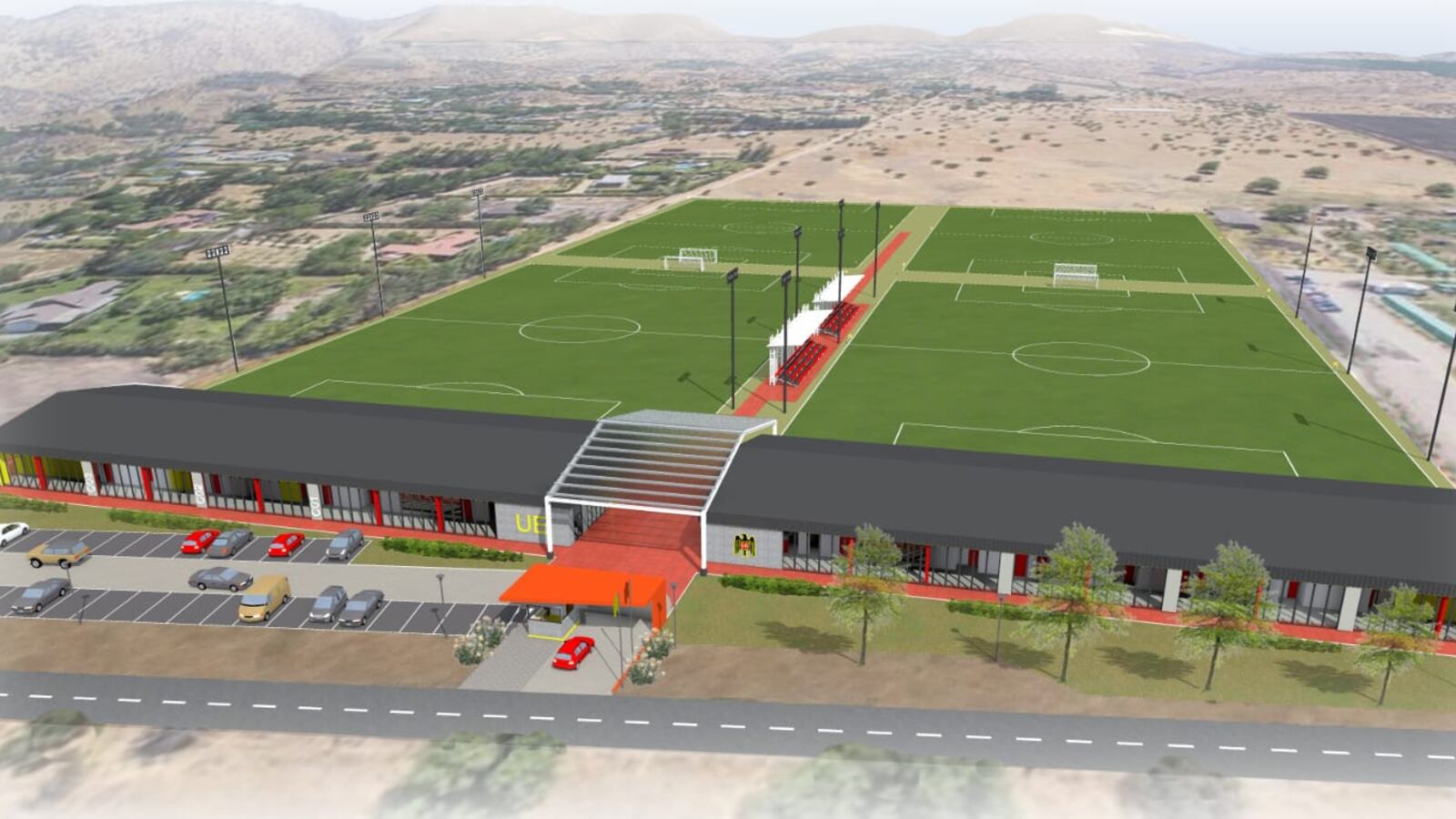 La maqueta que presentó Jorge Segovia