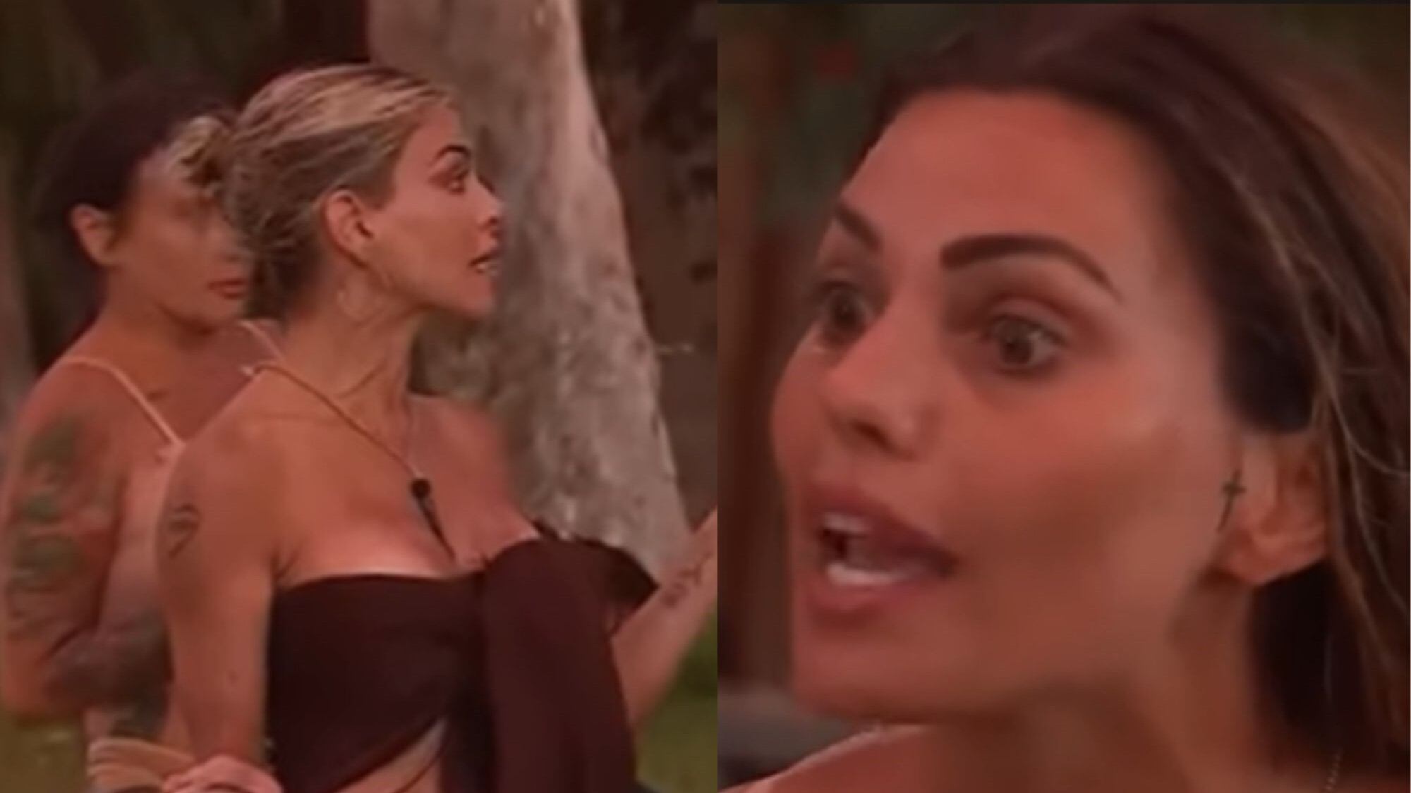 Oriana Marzoli y Faloon Larraguibel en “¿Ganar o Servir?”