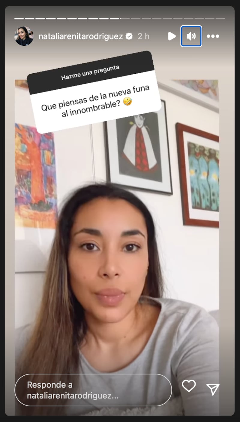 Natalia Rodríguez | Fuente: Instagram