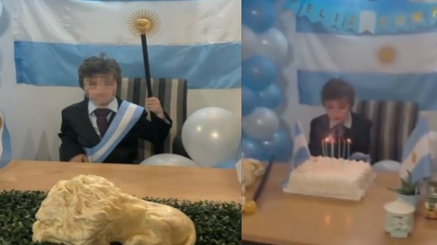 Cumpleaños de Milei