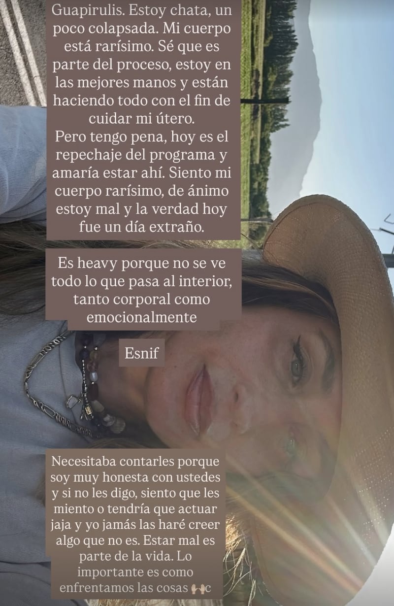 Dani Castro actualizó su estado de salud en Instagram