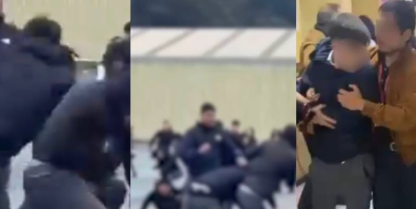 Brutal pelea en colegio de Talcahuano terminó con al menos siete docentes lesionados y 14 adolescentes detenidos