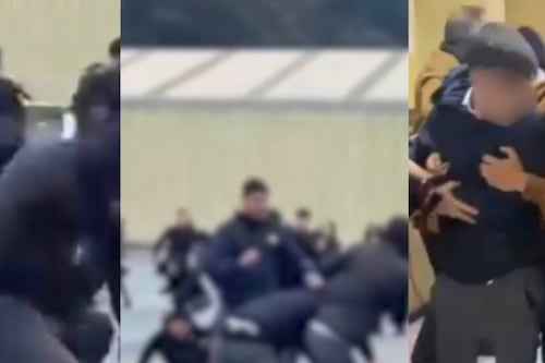 Brutal pelea en colegio de Talcahuano terminó con al menos siete docentes lesionados y 14 adolescentes detenidos