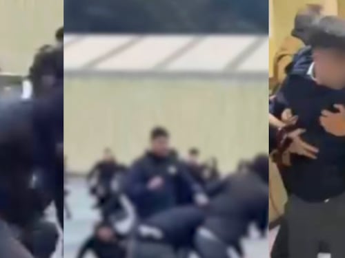 Brutal pelea en colegio de Talcahuano terminó con al menos siete docentes lesionados y 14 adolescentes detenidos