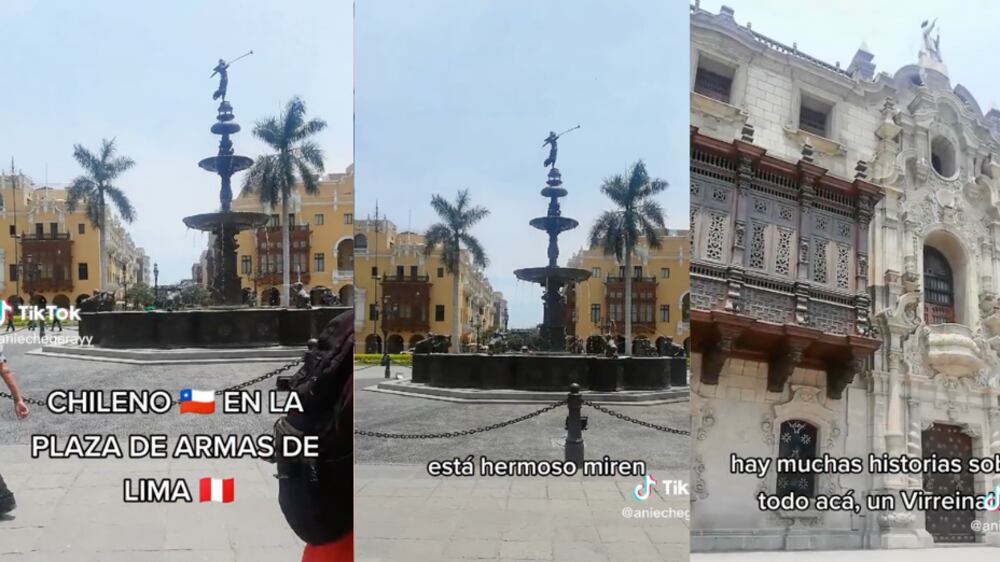 Turista chileno en Perú | Fuente: TikTok