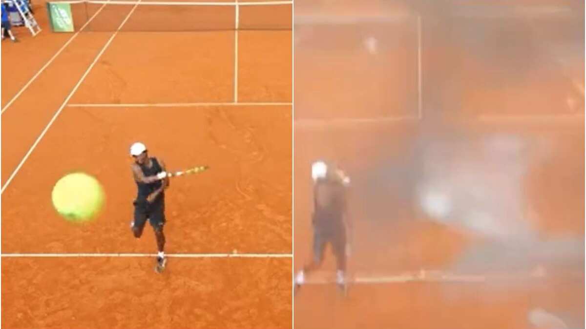 Elias Ymer destruyó la cámara de un pelotazo en el Challenger de Salzburgo