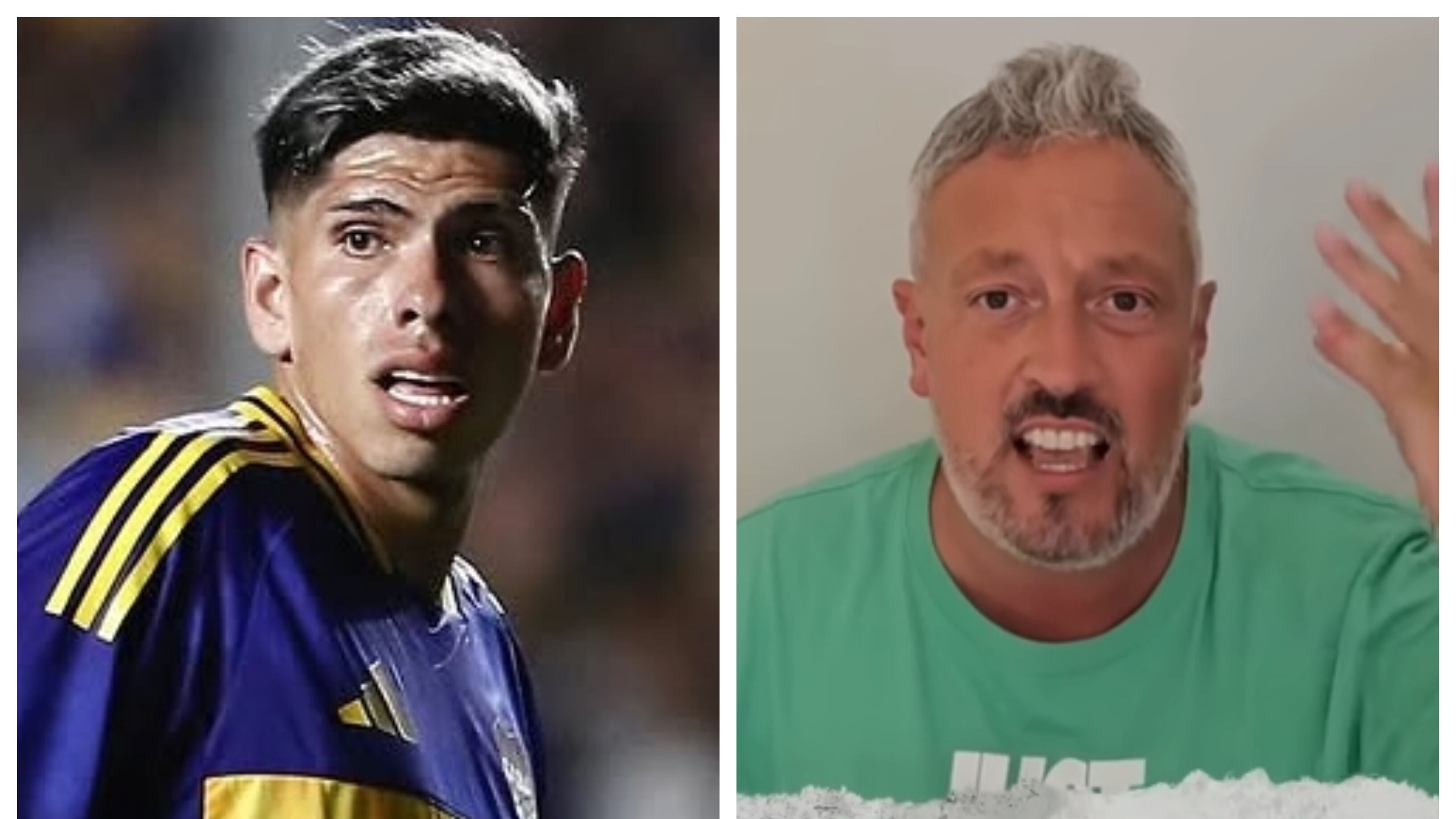 El periodista deportivo transandino criticó el rendimiento mostrado por el chileno en el amistoso que jugó Boca Juniors.