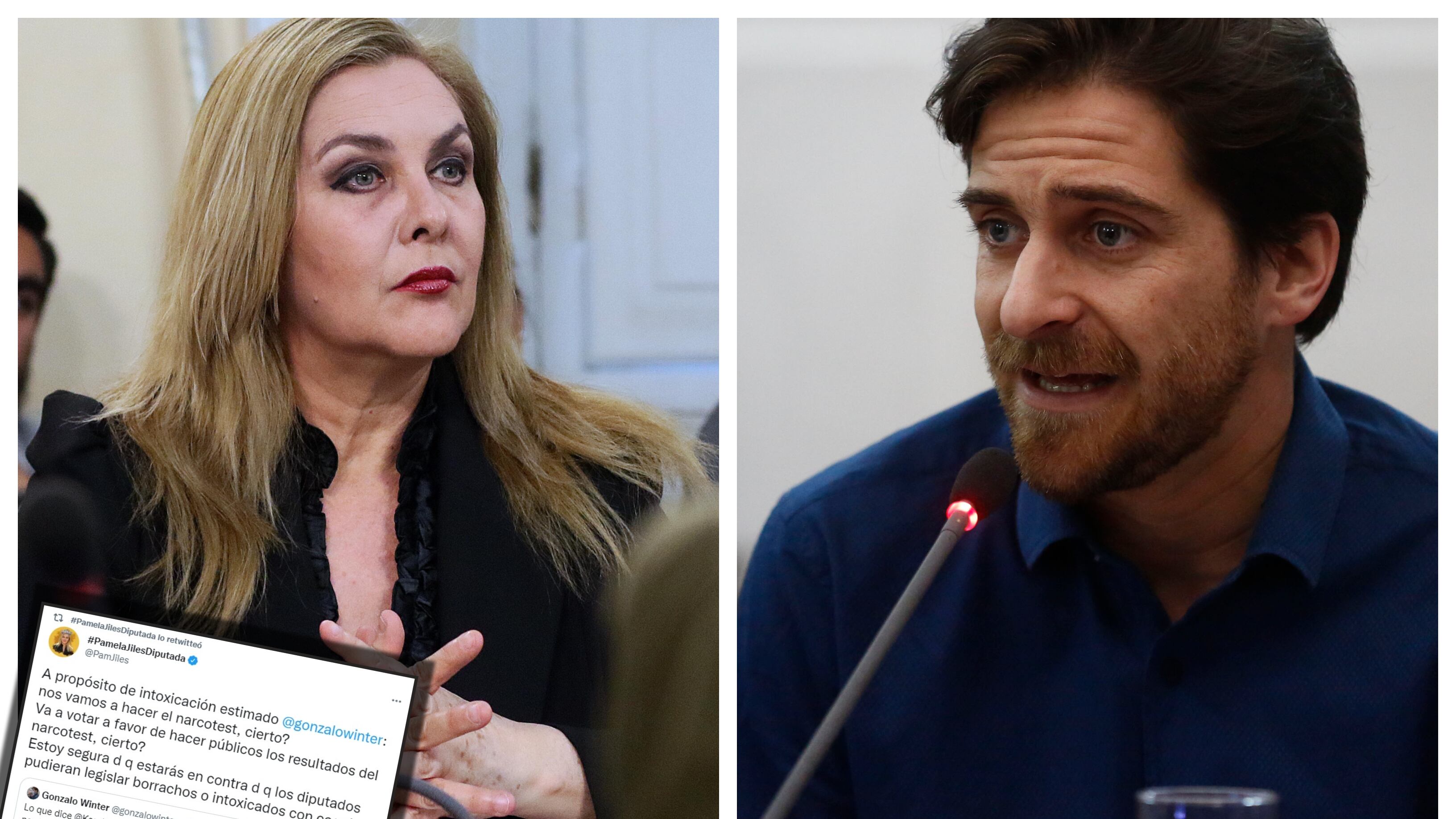 Pamela Jiles realizó un comentado llamado al diputado Gonzalo Winter en sus redes sociales.