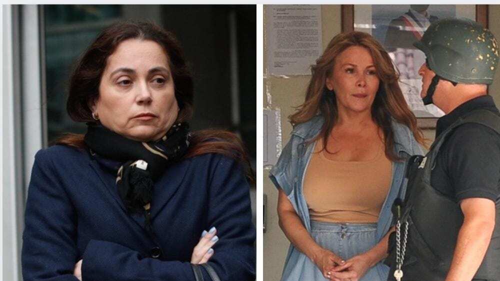 Leonarda Villalobos y Cathy Barriga.