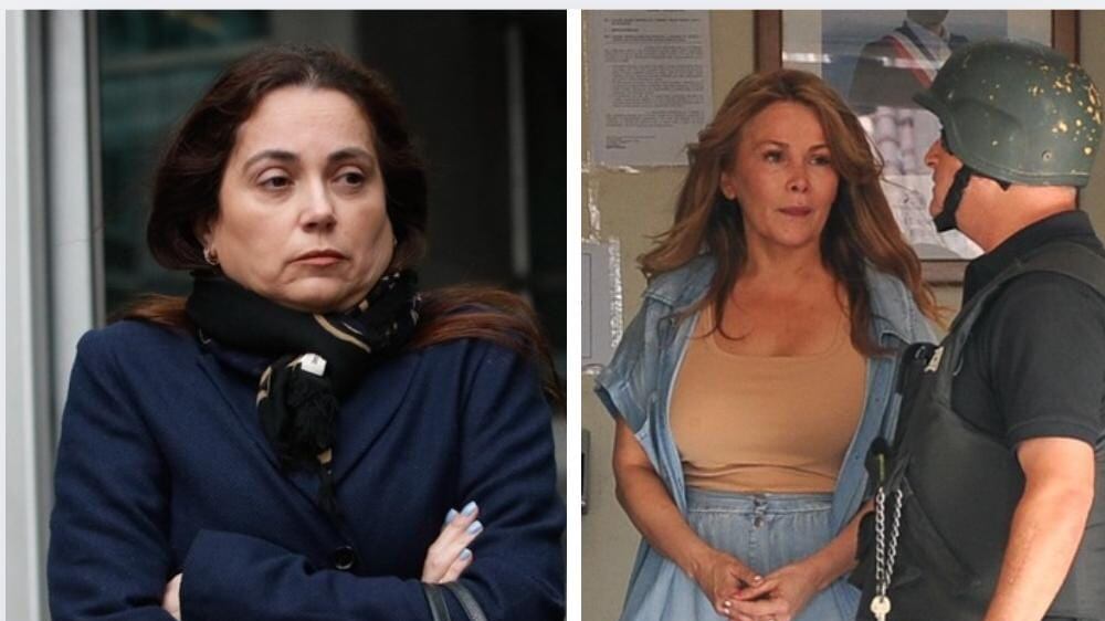 Leonarda Villalobos y Cathy Barriga.