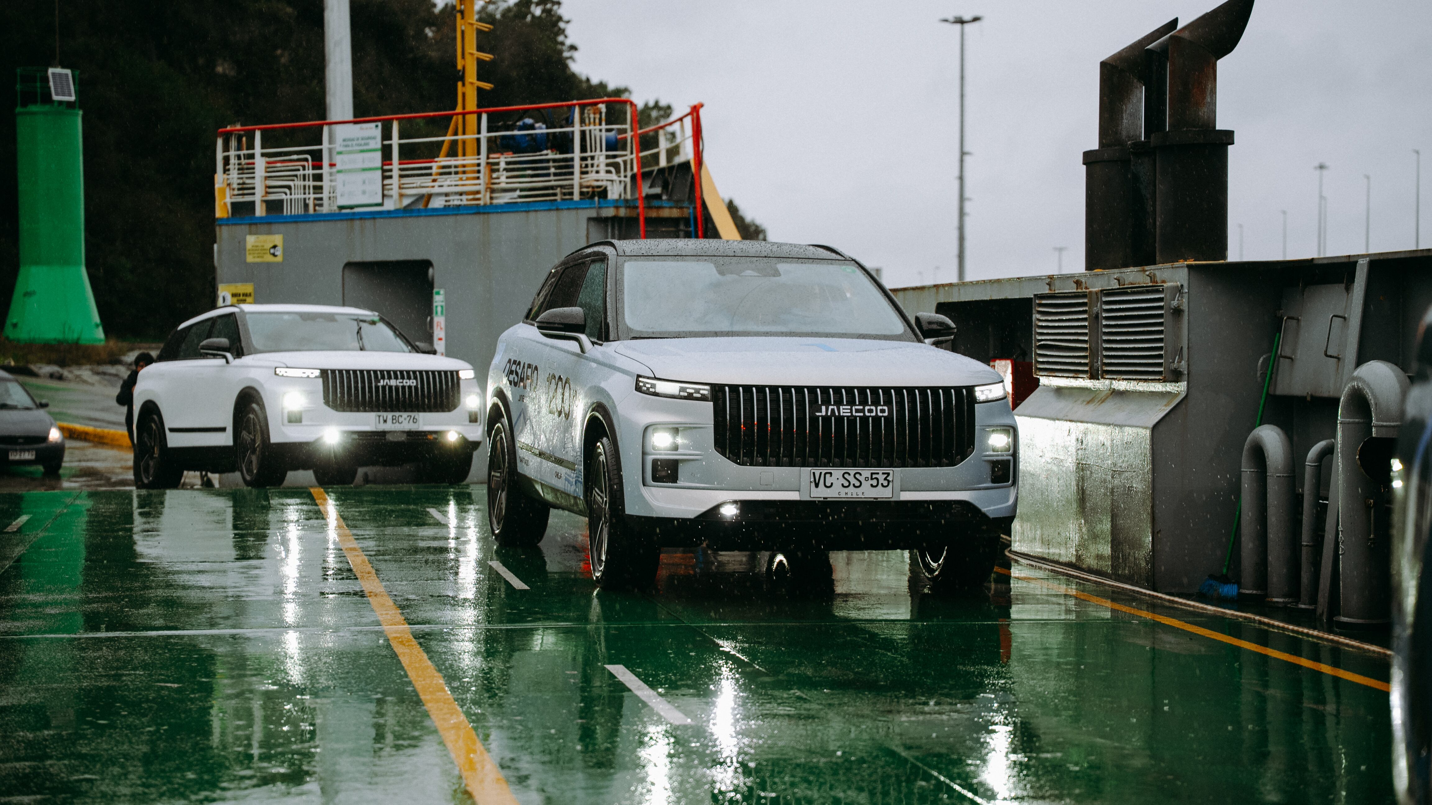 El Jaecoo 7 SHS recorrió más de 1.200 km desde Santiago hasta Chiloé