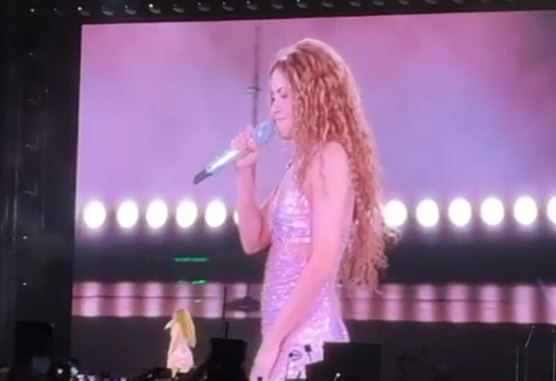 Shakira en Chile con su tour ‘Las Mujeres ya no lloran World’.