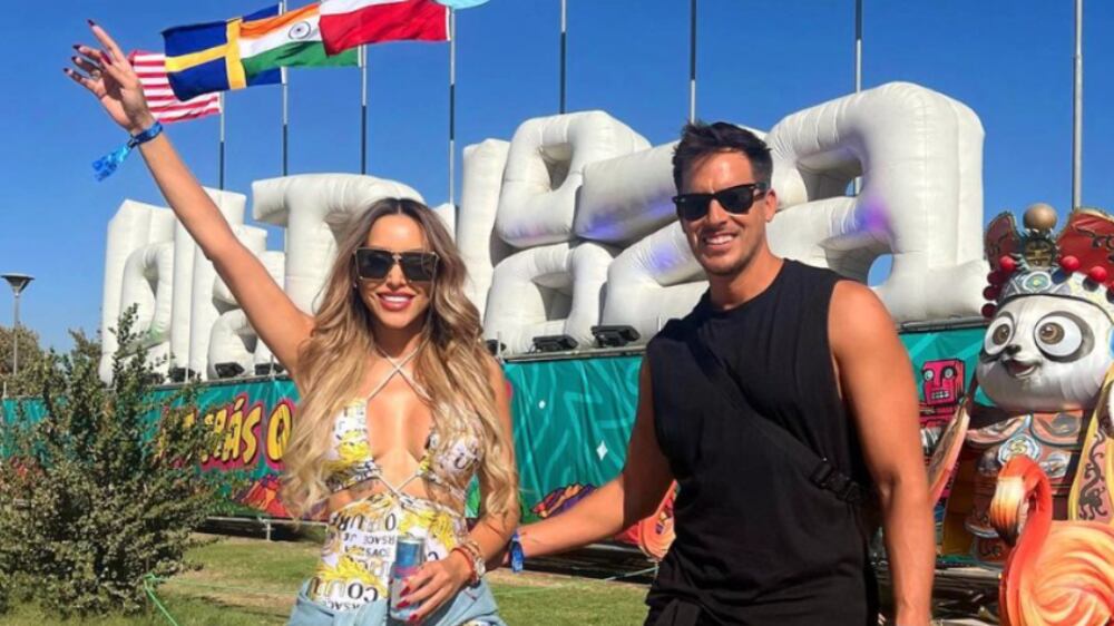 Marité Matus y Camilo Huerta en Lollapalooza | Fuente: Instagram