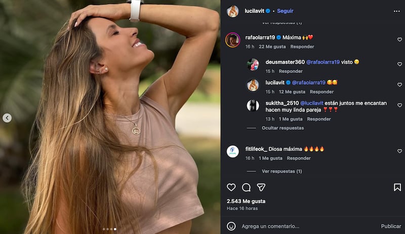 Publicación de Lucila Vit | Captura: Instagram @lucilavit