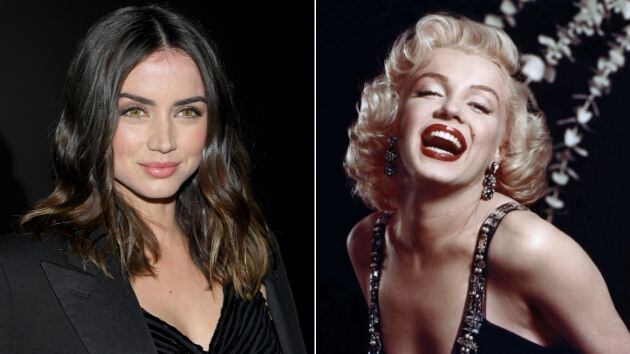 Ana de Armas como Marilyn Monroe