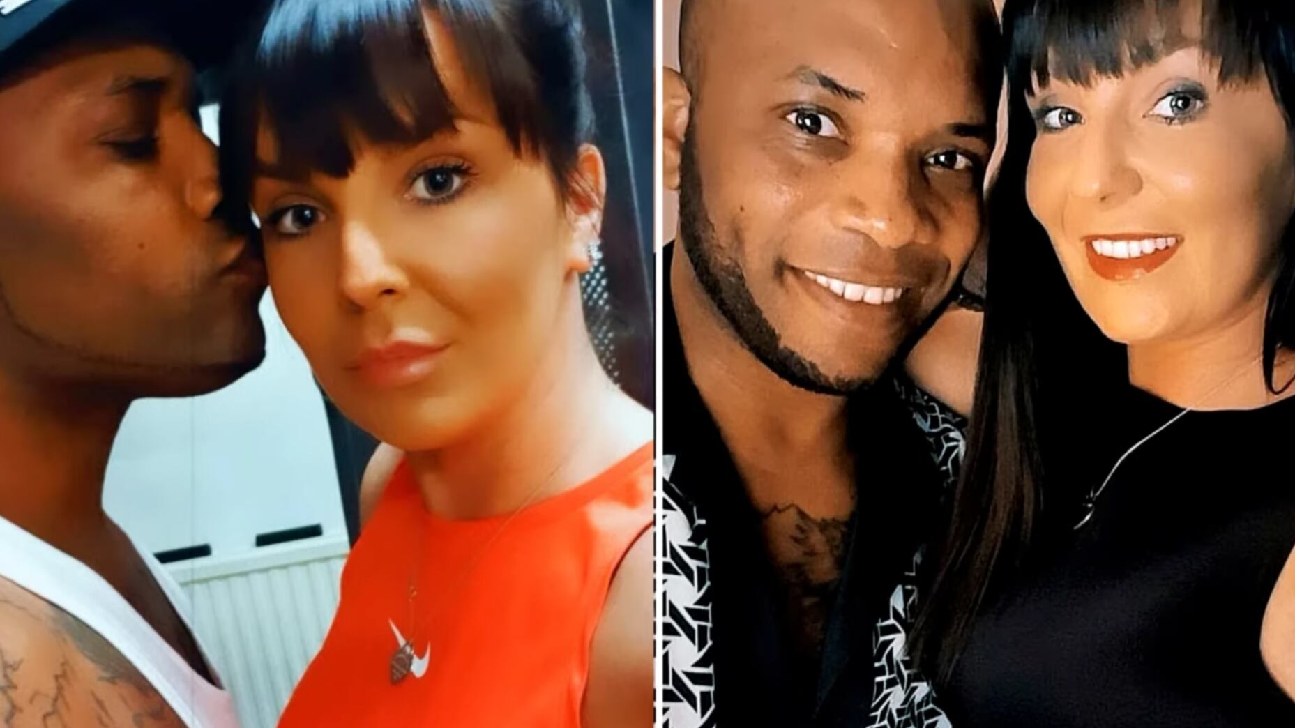 Vikki Brown, de 31 años, y Lucas Martins, de 39 cuentan su historia de pasión