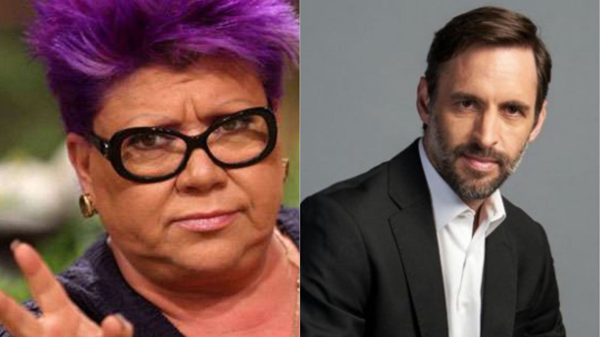 Paty Maldonado y Daniel Matamala