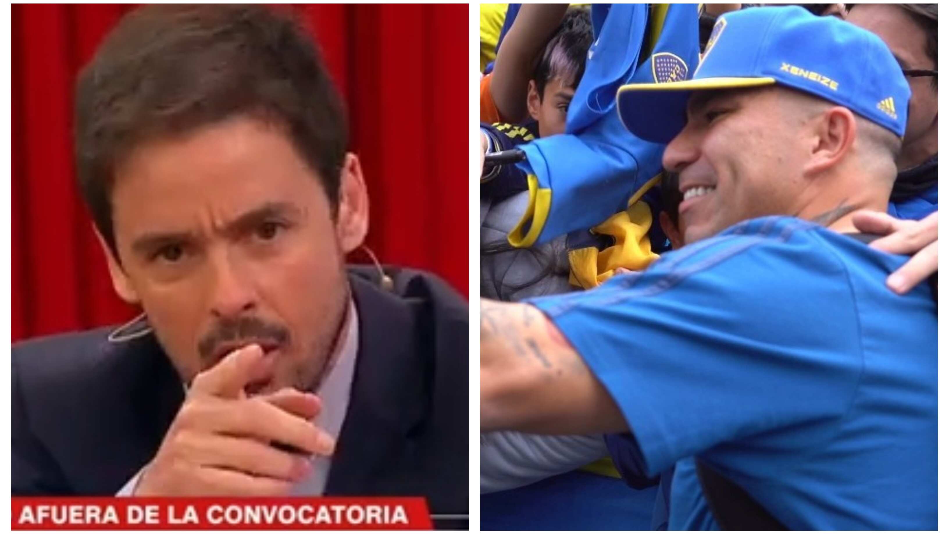 El relator argentino criticó a Medel por su bajo rendimiento en Boca Juniors.